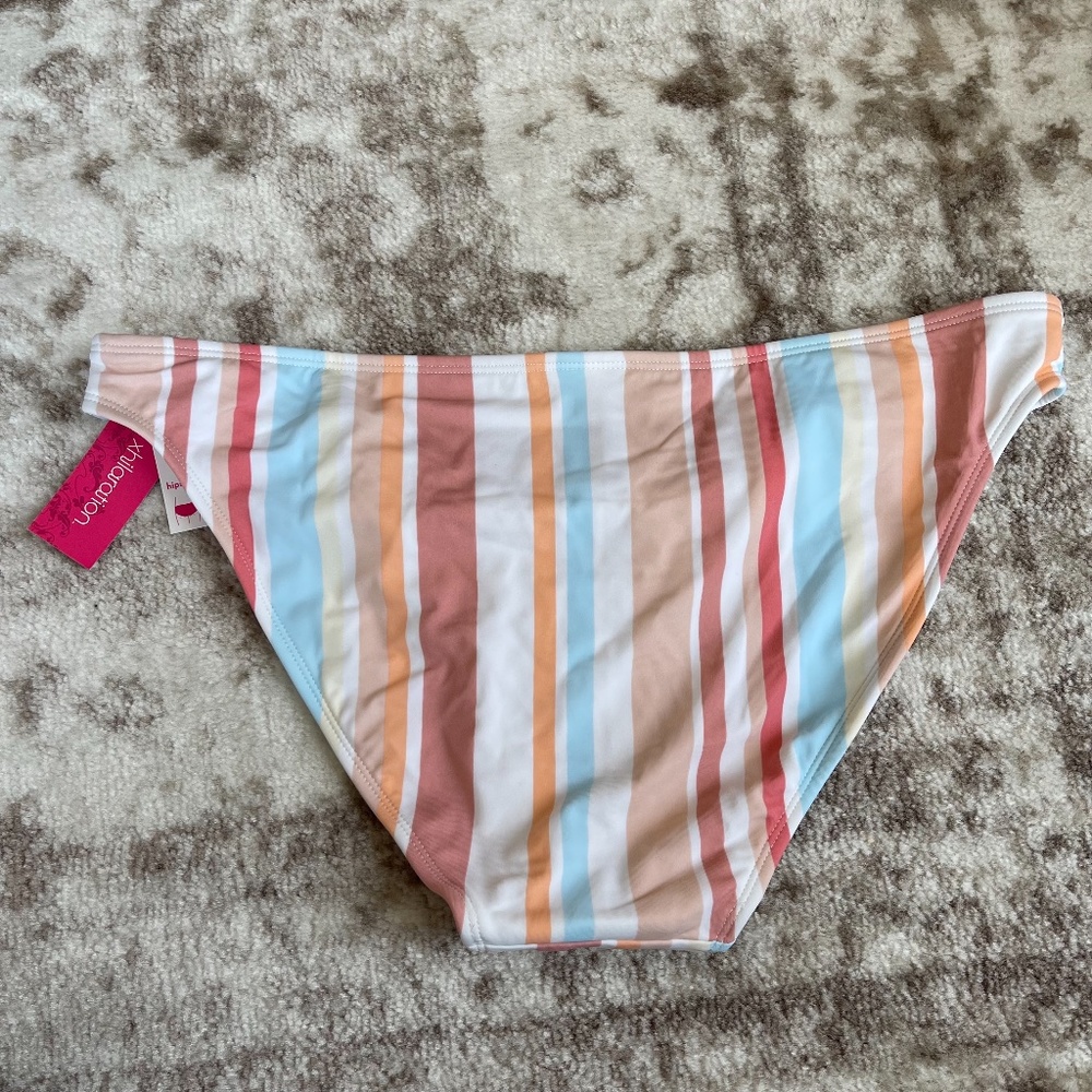 Xhilaration Striped Bikini Swimsuit Bottom Sz XL NWT - Picture 8 of 8